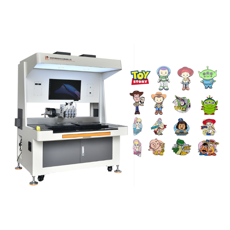 Disney Pin Badge Enamel Pin Filling Machine – Automatic High-Precision CNC Dispensing System